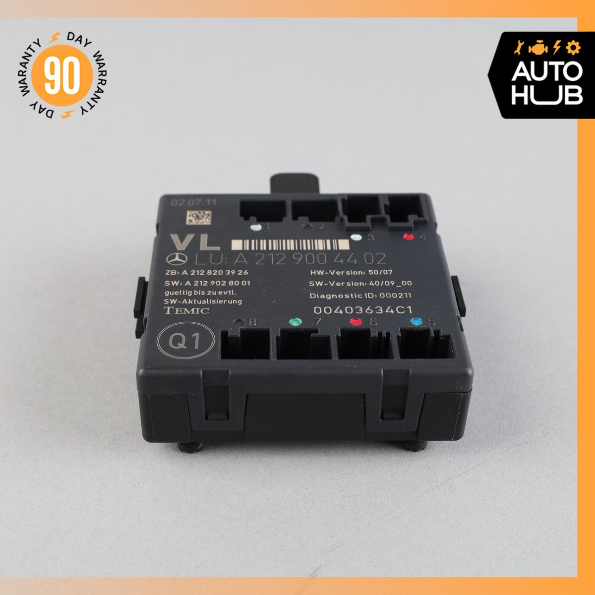 08-18 Mercedes W207 E350 SLK350 E400 Front Left Side Door Control Module OEM - photo 5
