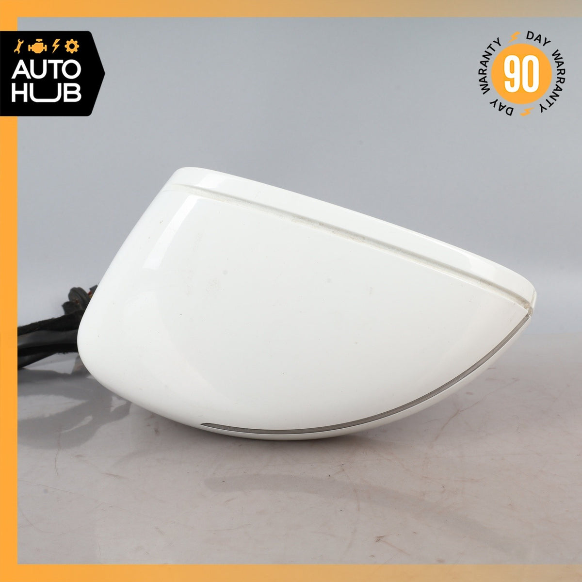 08-15 Audi 8J TT Left Side Rear View Door Mirror White 8J0857501A OEM - photo 6