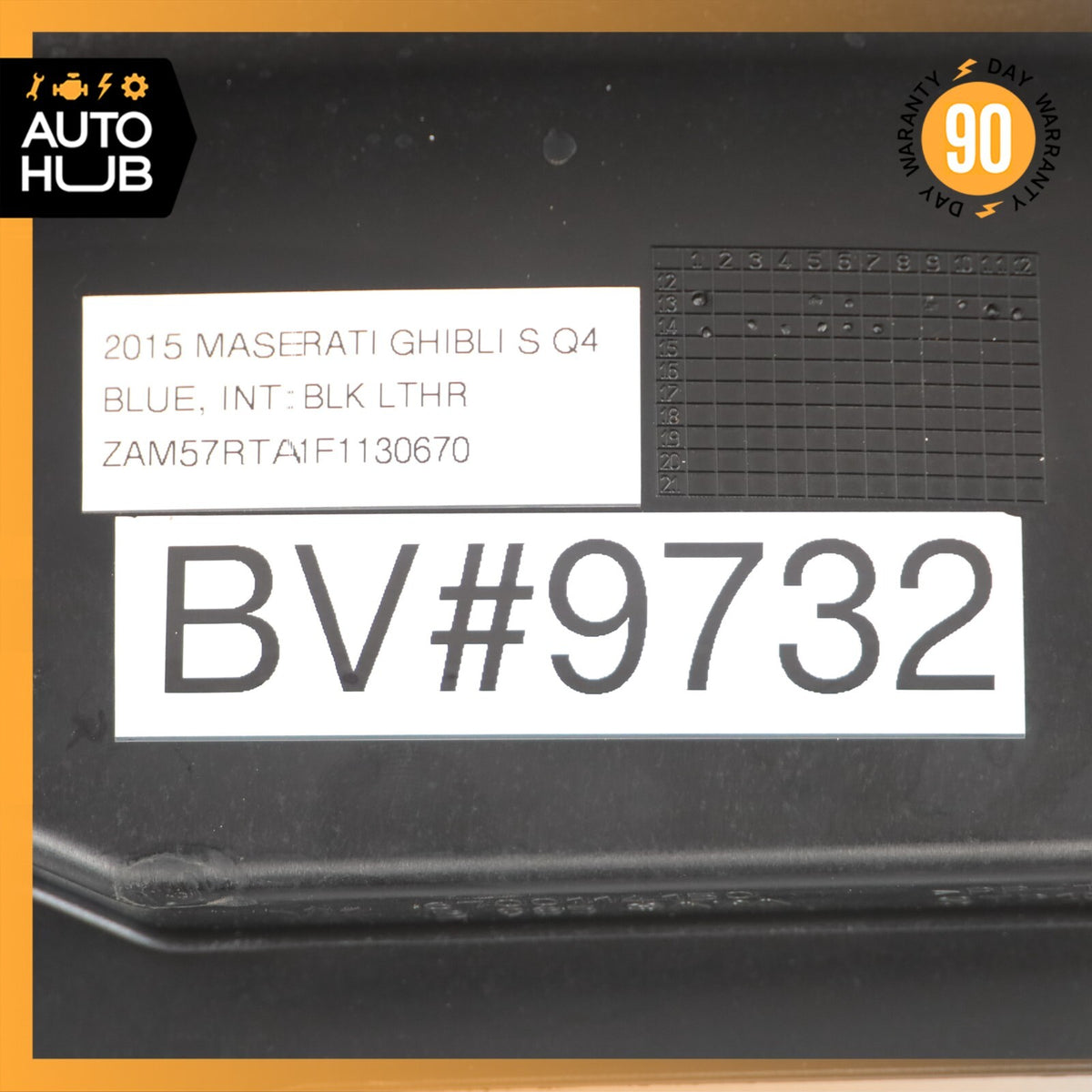 14-22 Maserati Ghibli M157 Trunk Lid Lock Latch Trim Cover 670071565 OEM - photo 21