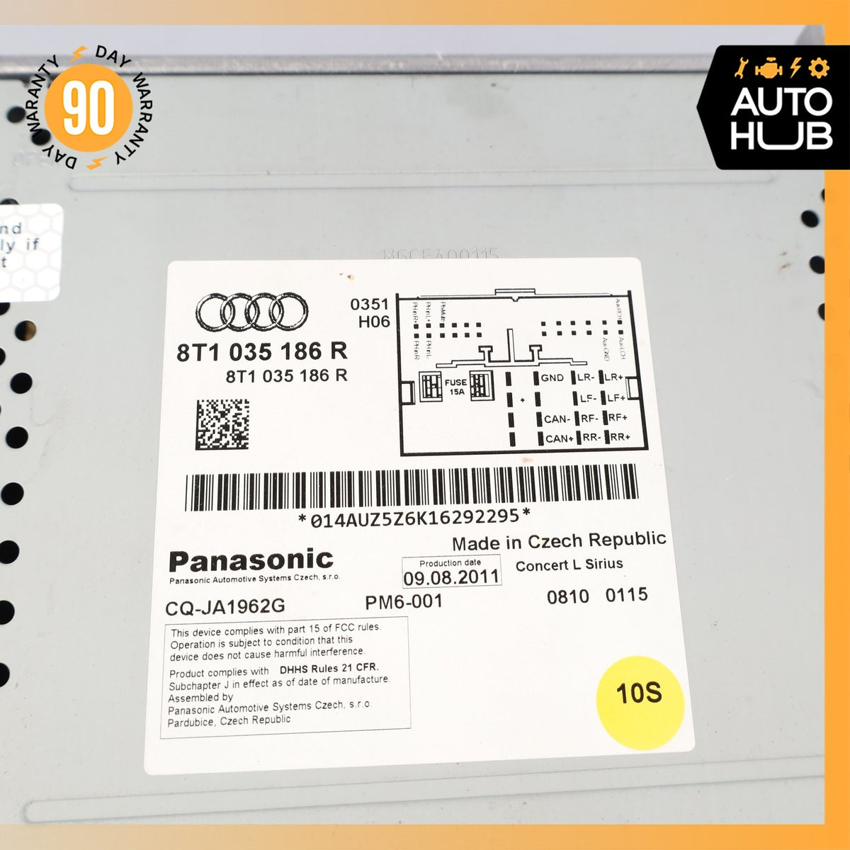 10-12 Audi B8 A4 S4 Audio Radio Receiver Head Unit AM CD Player OEM - photo 11