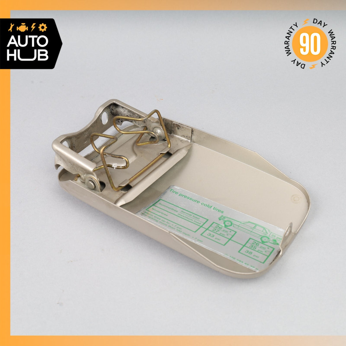 Mercedes W126 420SEL Fuel Gas Tank Door Lid Cover OEM - photo 9