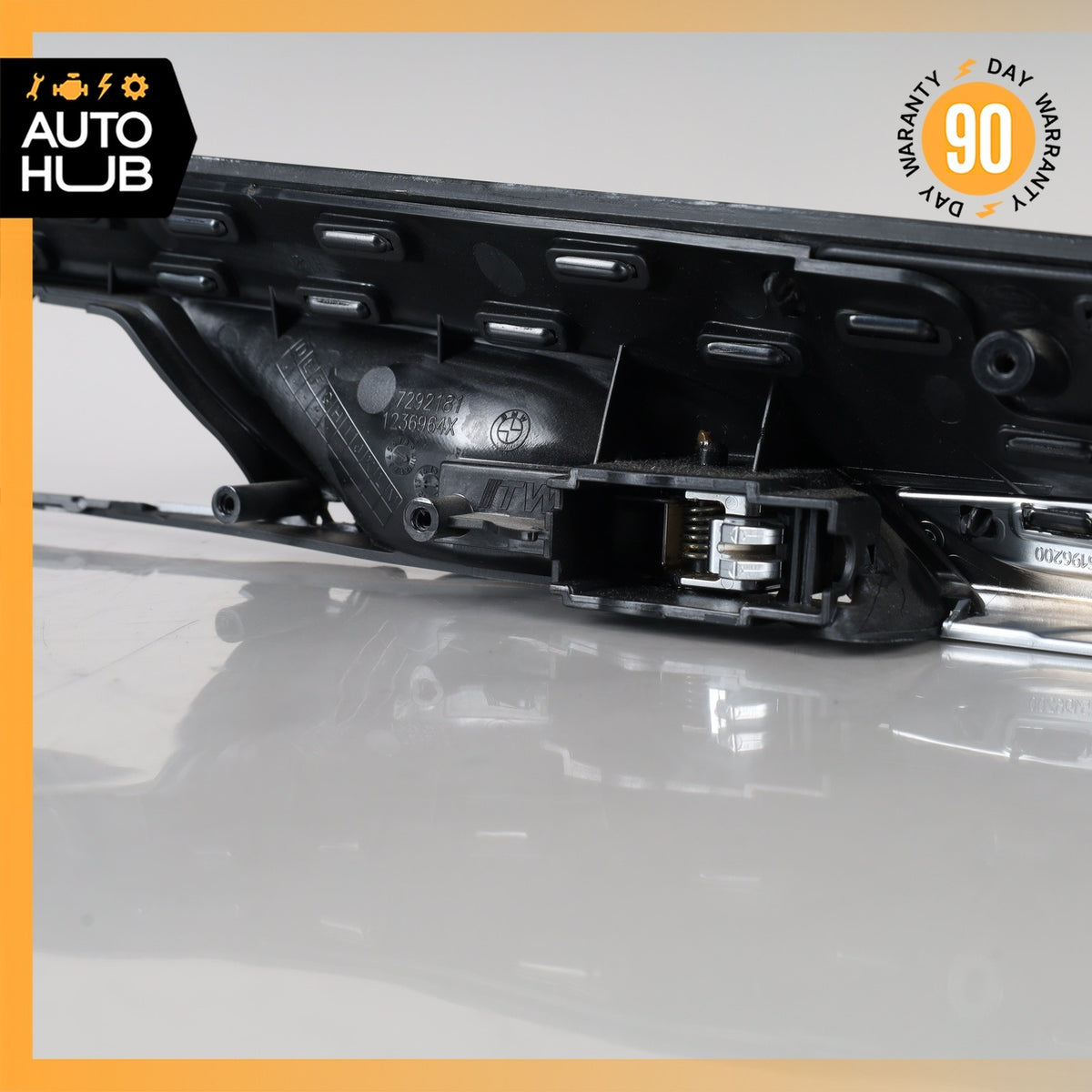 14-18 BMW F15 X5 Left Side Interior Door Handle w/ Trim OEM - photo 11