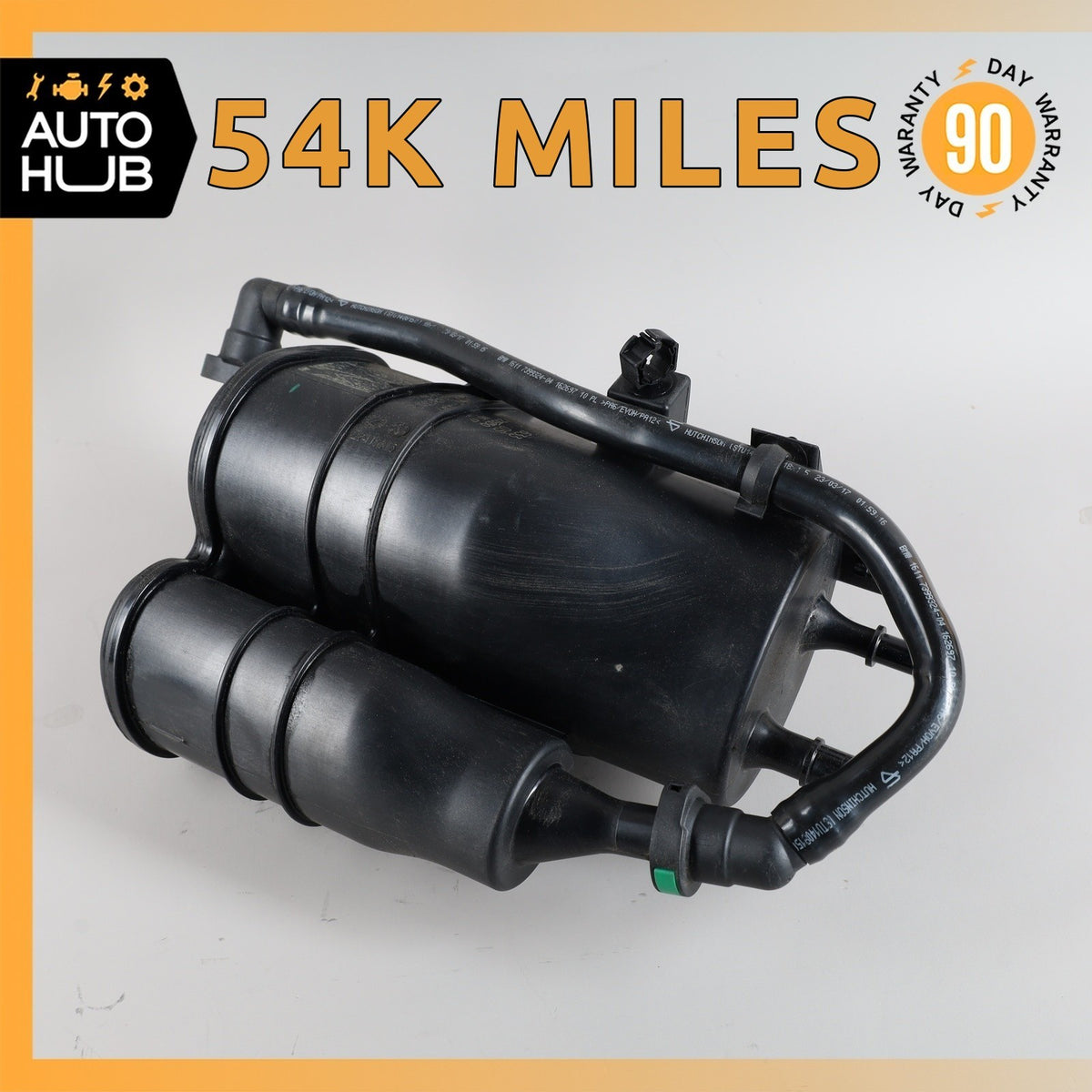 BMW F30 330e Hybrid Fuel Evap Vapor Charcoal Canister 7387633 OEM 54k - photo 1