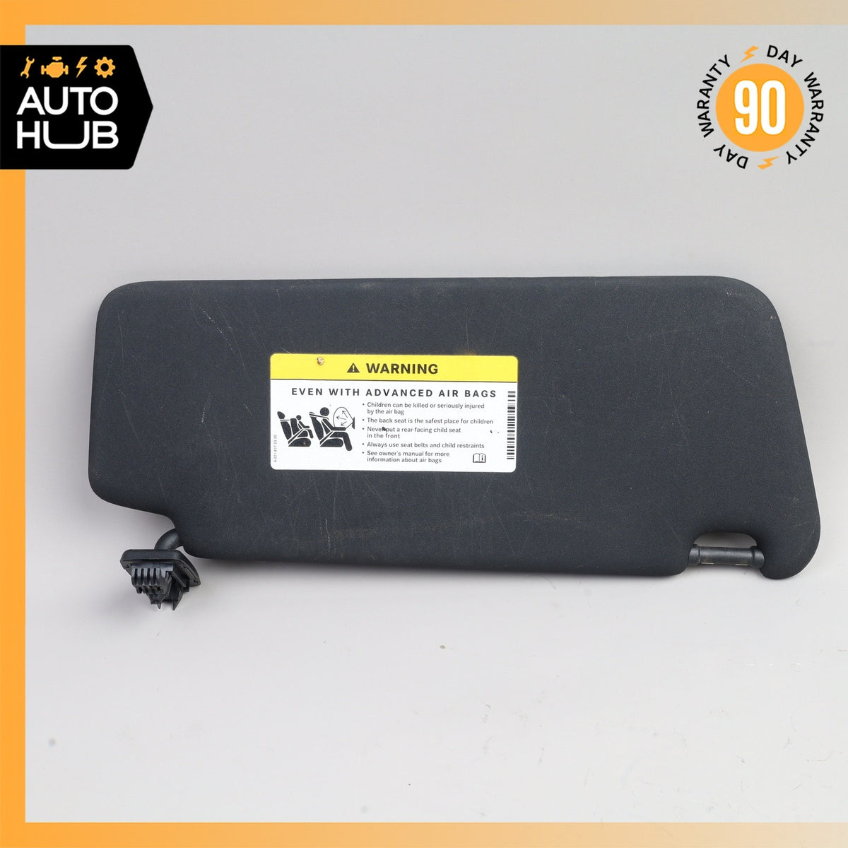 Mercedes W207 E350 C350 Coupe Left Side Sun Visor Shade Sunvisor Black OEM - photo 9