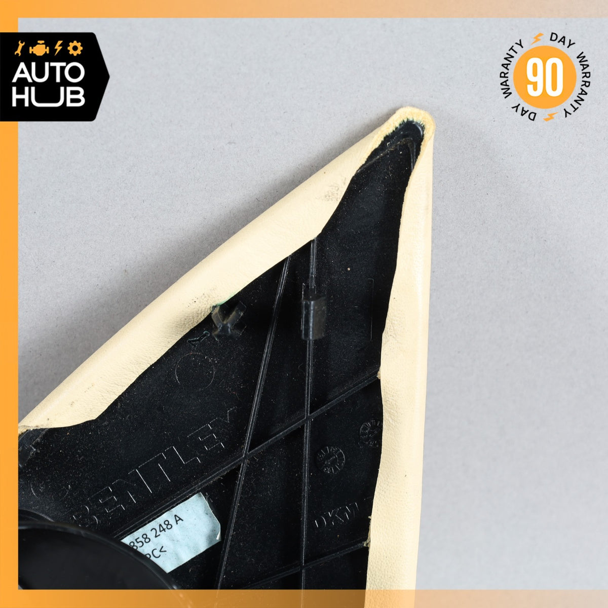 06-18 Bentley Flying Spur Right Side Dashboard Trim Cover Panel Beige OEM 40k - photo 7