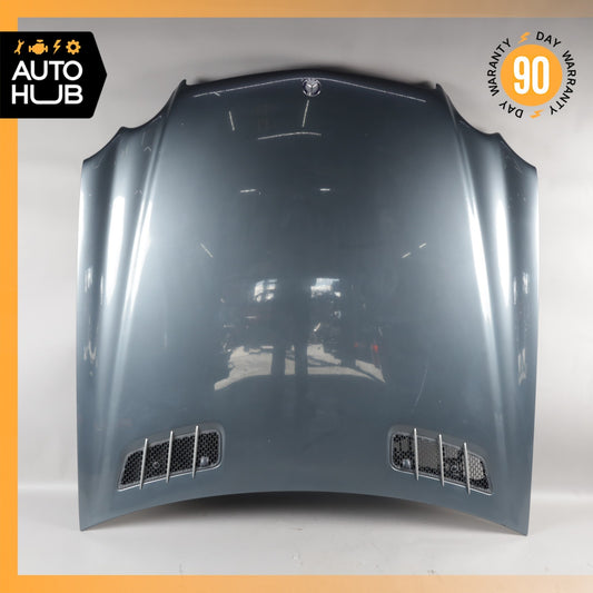 03-08 Mercedes R230 SL500 SL550 SL55 AMG Hood Cover Panel Assembly Blue OEM - photo 1
