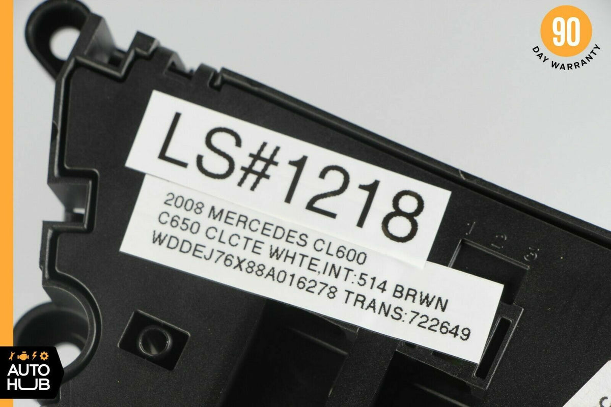 07-14 Mercedes W221 S550 CL550 Front Left Driver Seat Control Memory Switch OEM - photo 12