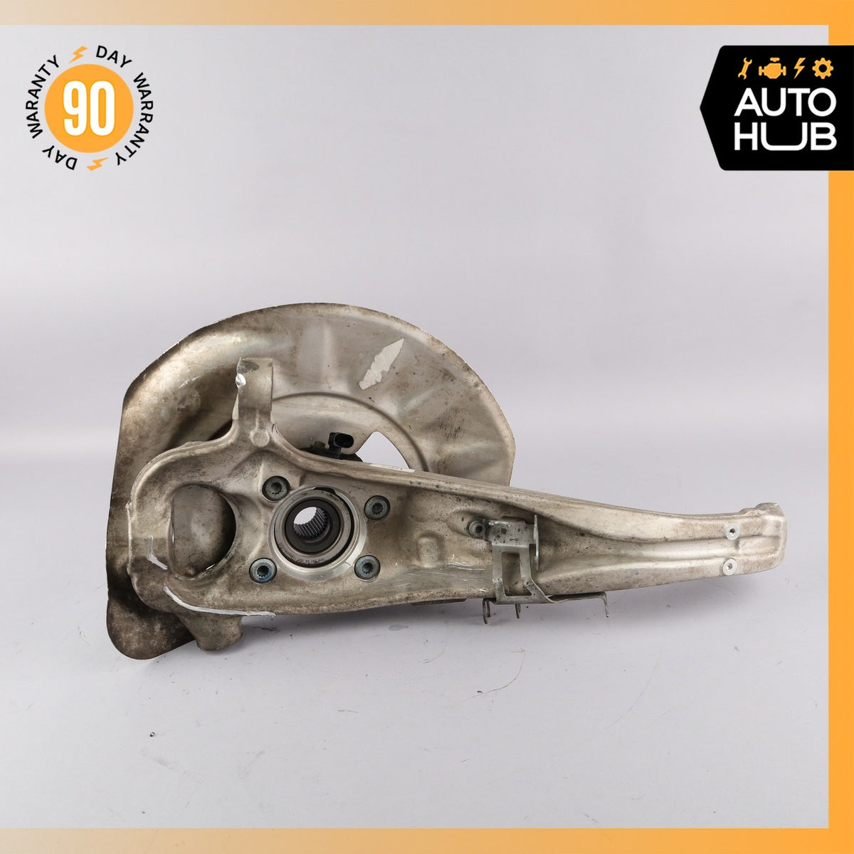 11-18 Porsche Cayenne 958 Front Left Knuckle Spindle 7P0615311B OEM - photo 9
