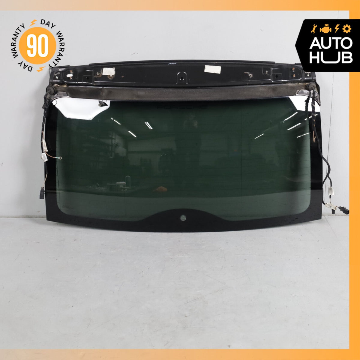 03-06 Porsche Cayenne 955 Trunk Lid Tailgate Hatch Windshield Window Glass OEM - photo 1