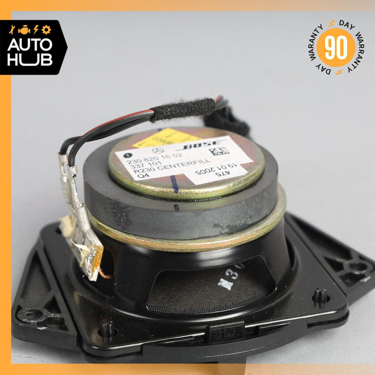 03-08 Mercedes R230 SL500 SL55 AMG Dashboard Dash Center Audio Speaker Bose OEM - photo 6