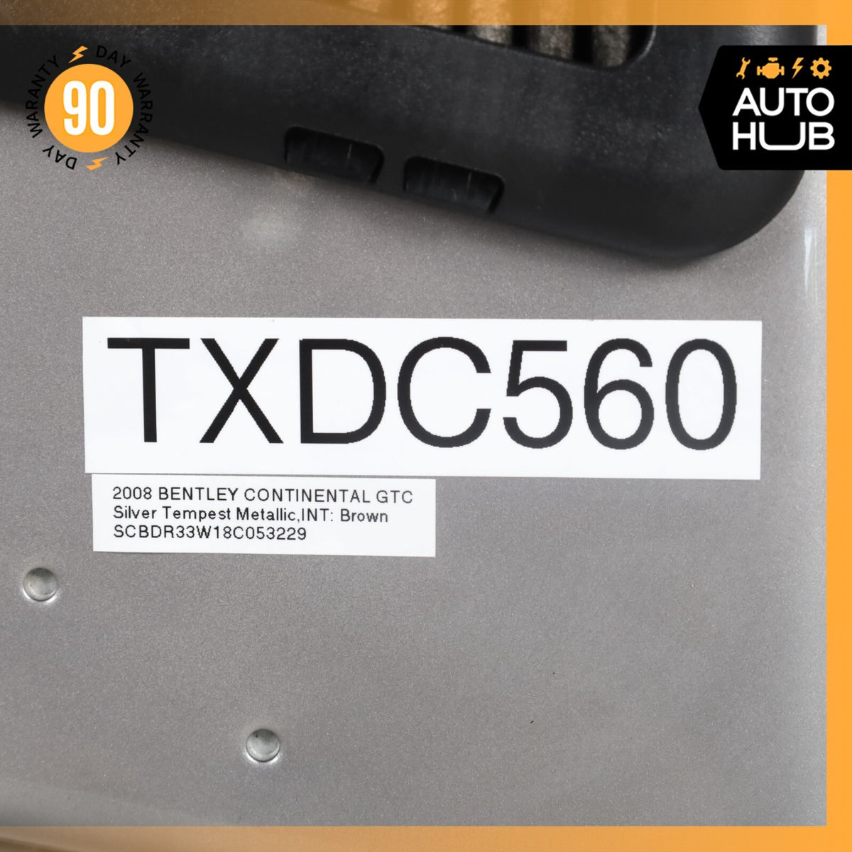 03-13 Bentley Continental GTC GT Hood Bonnet Cover Panel Assembly Silver OEM 46k - photo 17