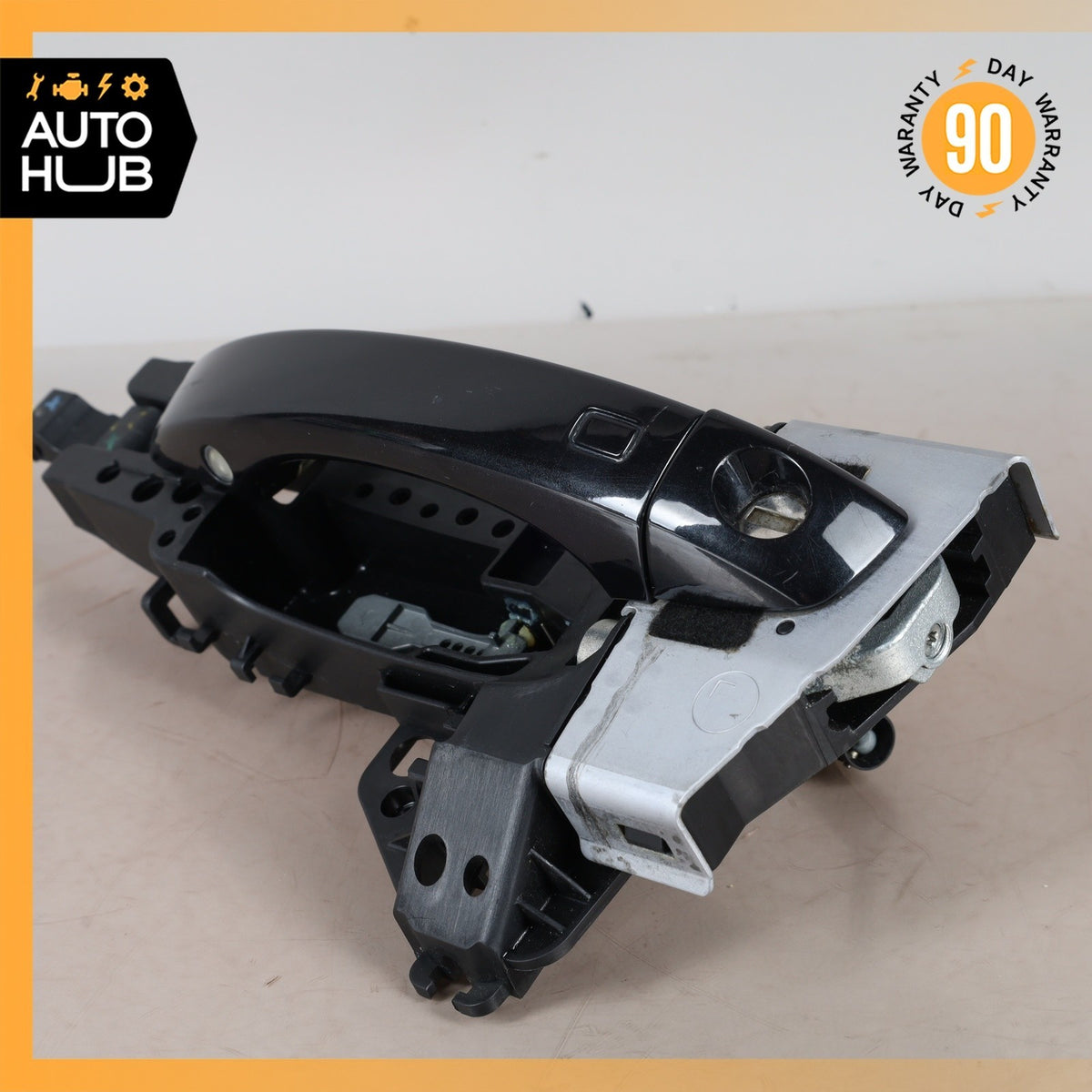 Audi D4 A8L Front Left Driver Exterior Door Handle Black 4H1837885 OEM - photo 2