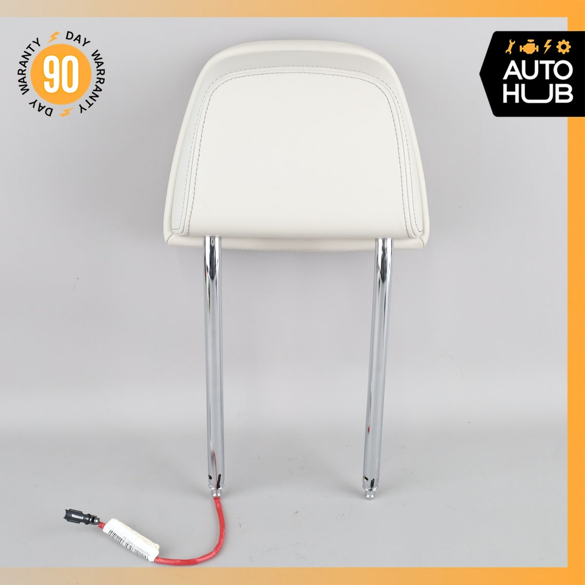 BMW G12 750Li Front Left or Right Seat Headrest Head Rest Nappa White OEM - photo 12