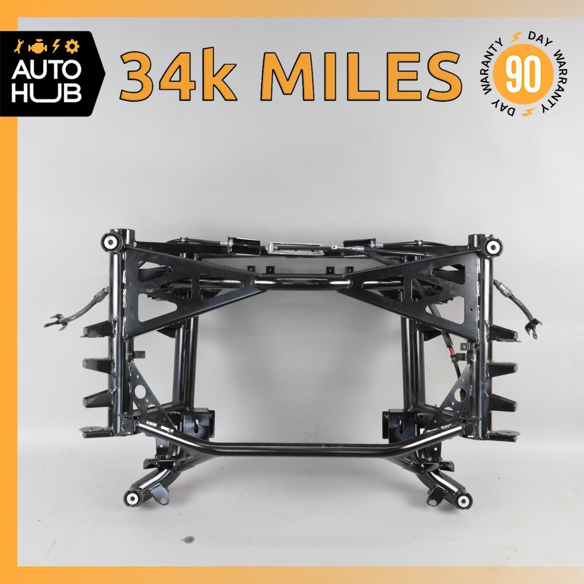 05-07 Aston Martin DB9 Rear Sub Frame Crossmember Cradle 4G435R003AJ OEM 34k - photo 1