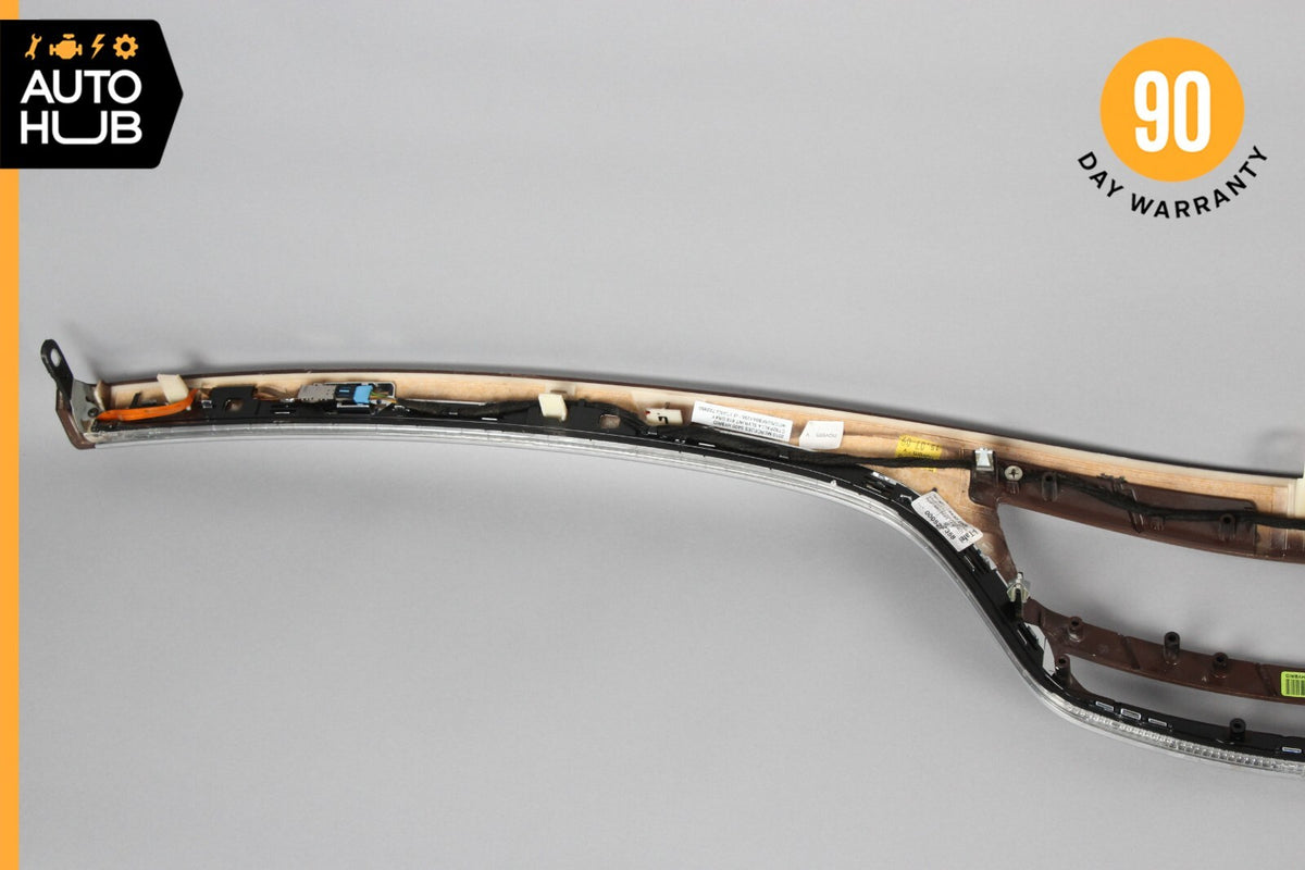 10-13 Mercedes W221 S400 Hybrid Center Dashboard Dash Trim Molding Wood OEM - photo 10