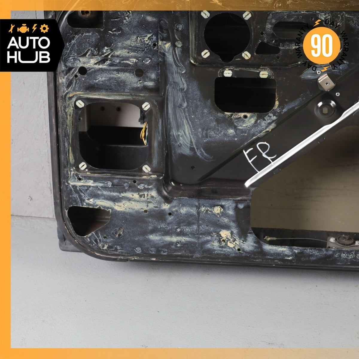 81-91 Bentley Eight / RR Silver Spirit Front Right Side Door Shell Black OEM 56k - photo 16
