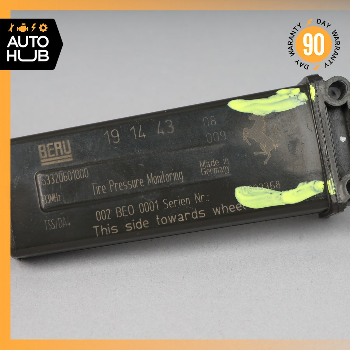 05-13 Maserati Quattroporte M139 Tire Pressure Monitor Sensor 191443 OEM - photo 6