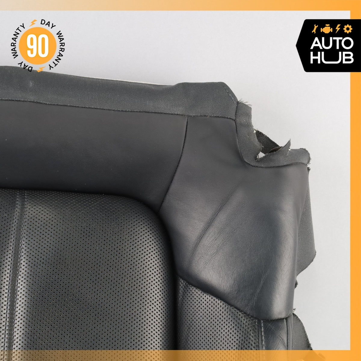 15-18 Porsche Macan 95B Front Left Lower Bottom Seat Cushion Leather Black OEM - photo 3