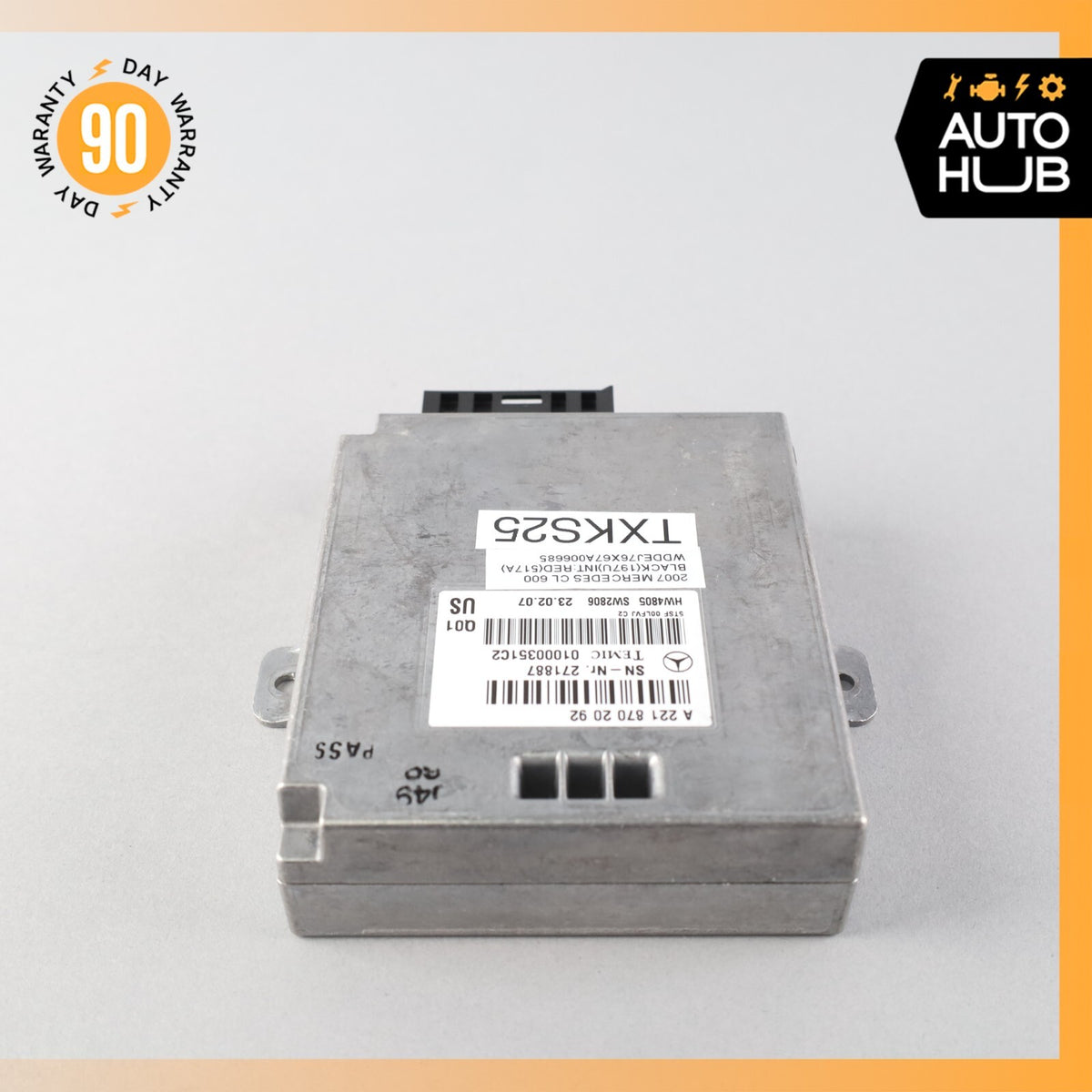 07-14 Mercedes W216 CL600 S63 Voice Language Communication Control Module OEM - photo 4