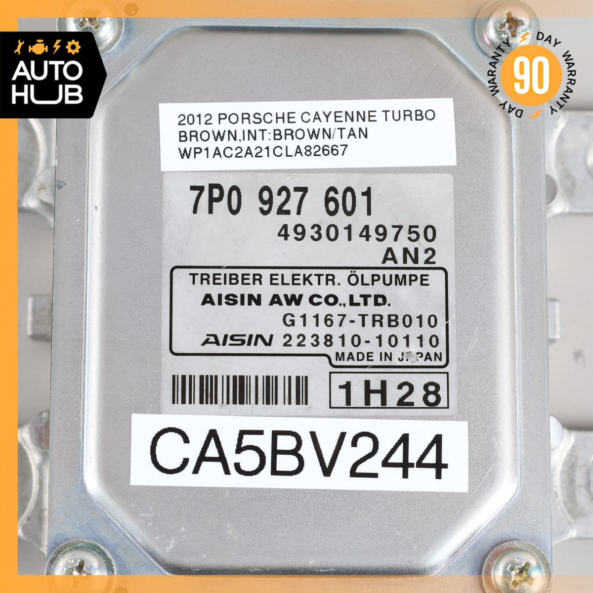 Porsche Cayenne 958 Engine Oil Pump Control Module Unit 7P0927601 OEM - photo 6