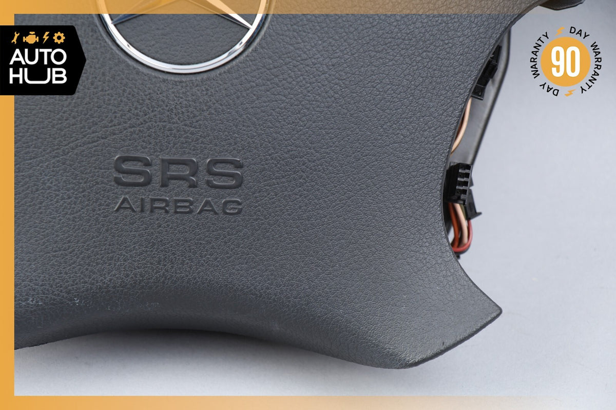 00-06 Mercedes W220 S500 CL500 S55 AMG Steering Wheel Air Bag Airbag Black OEM - photo 4
