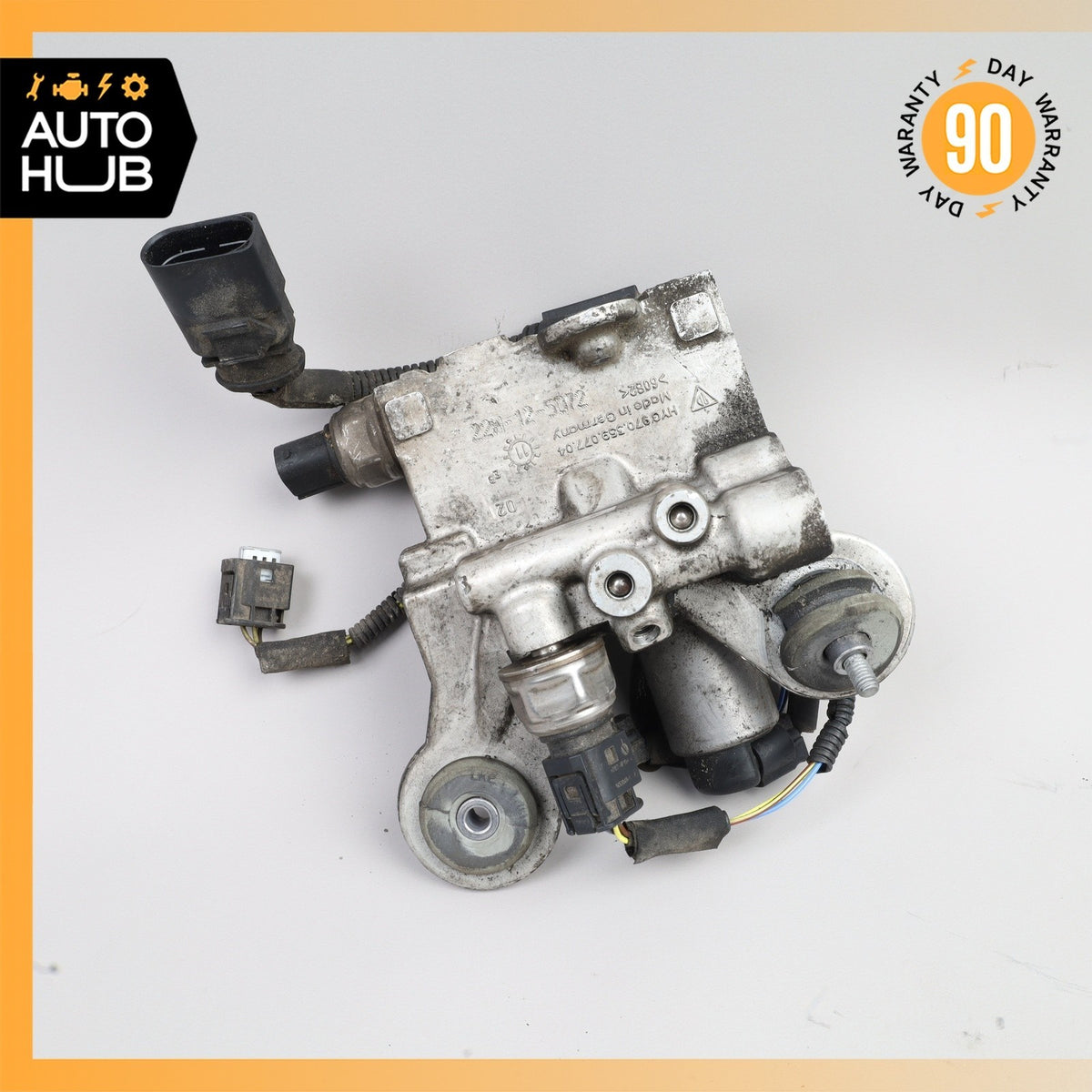 10-16 Porsche Panamera 970 Rear Air Suspension Compressor Valve Block OEM 68k - photo 2