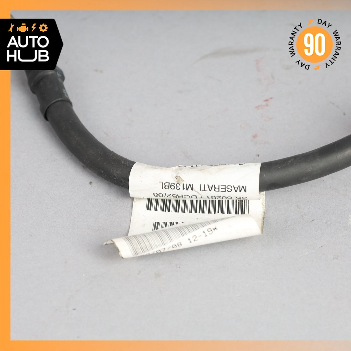 08-19 Maserati GranTurismo M145 Negative Battery Terminal Cable Wire OEM - photo 3