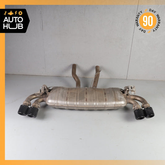 11-14 Porsche Cayenne 958 GTS S 4.8L Quad Exhaust Muffler Assembly w/ Valve OEM - photo 1