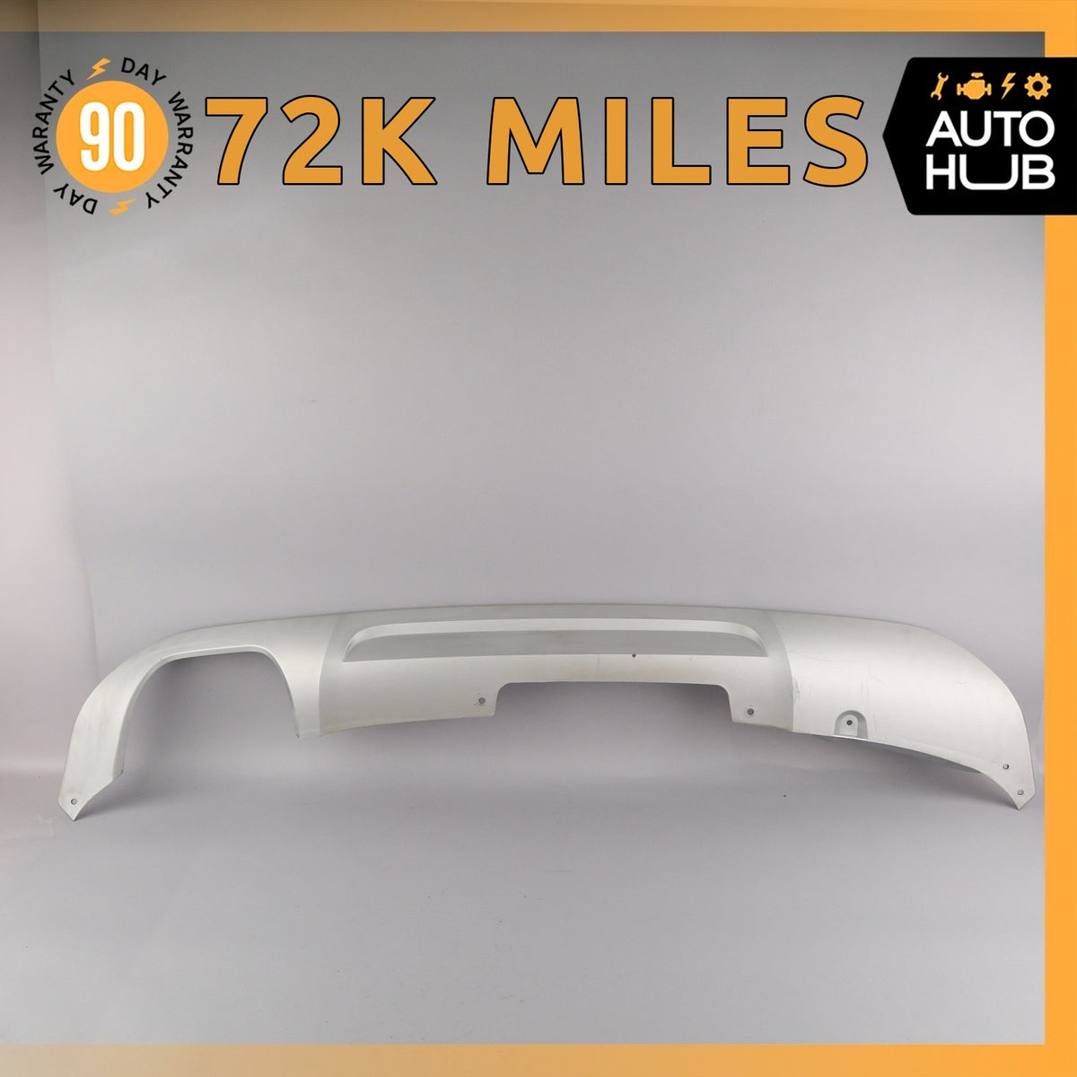 13-15 BMW E84 X1 Rear Bumper Skid Plate Diffuser Cover Panel OEM - photo 1