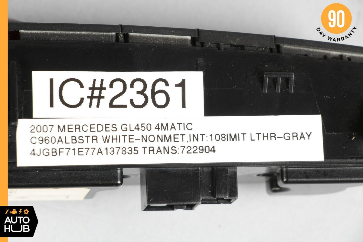 06-12 Mercedes X164 GL450 ML450 Hazard Control Switch Panel 1648709210 OEM - photo 12