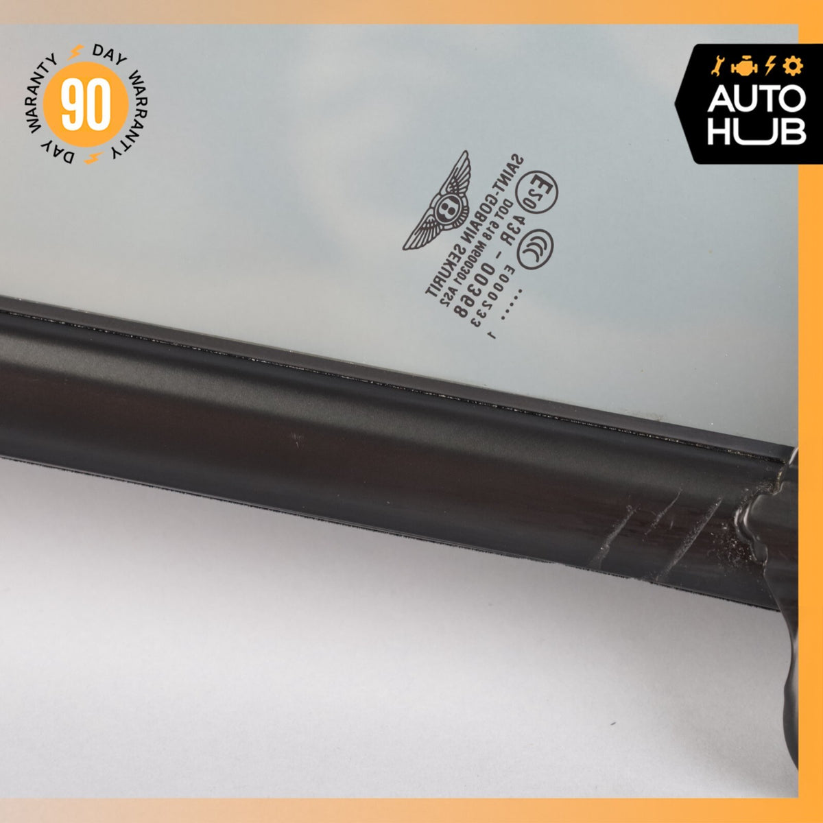 03-17 Bentley Continental GT Front Left Side Door Vent Window Glass OEM 56k - photo 17
