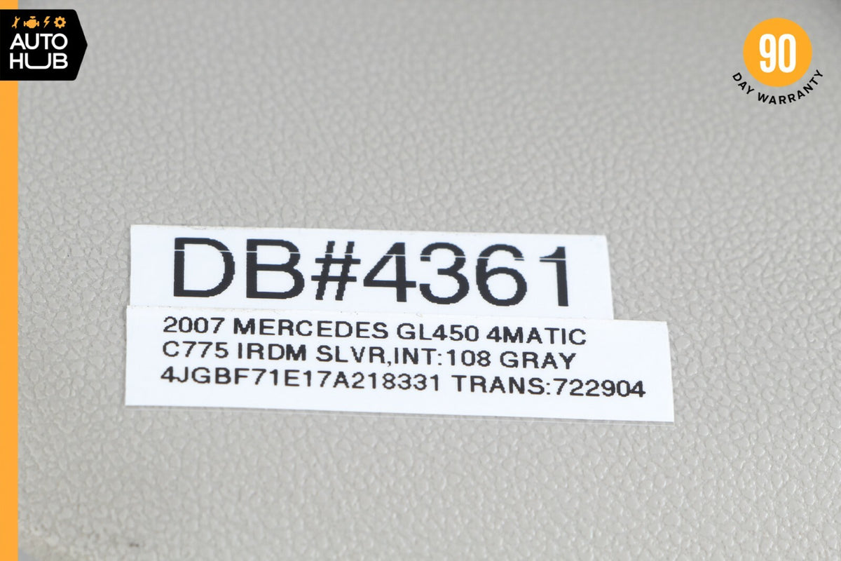 06-12 Mercedes X164 GL450 ML550 Dashboard Dash Board Right Side Trim Grey OEM - photo 10