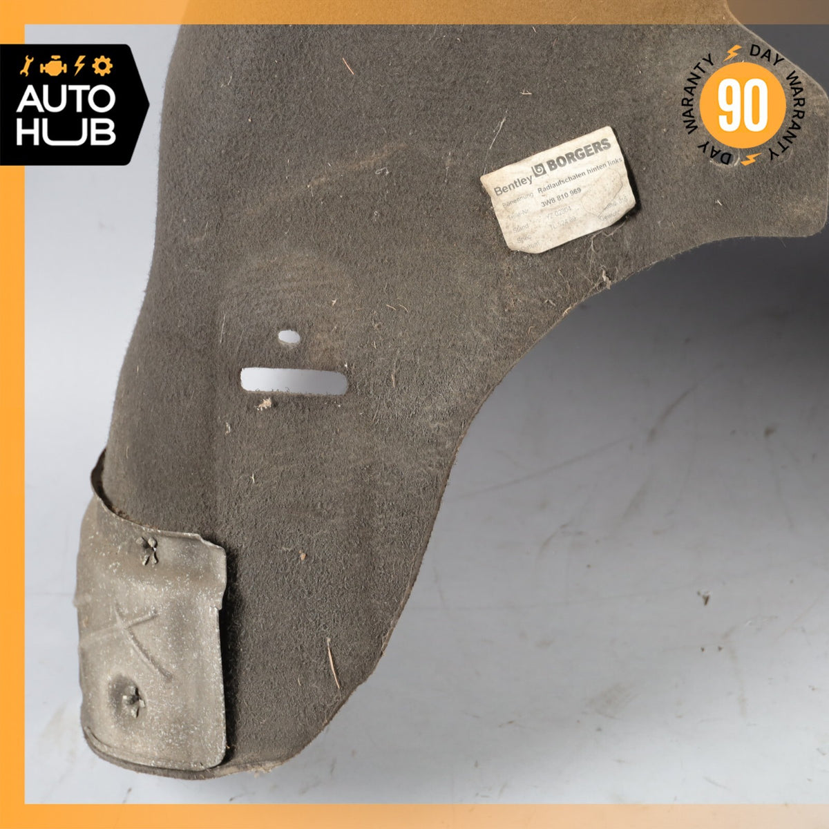 03-10 Bentley Continental GT Left Side Quarter Wheelhouse Liner Shield OEM - photo 10