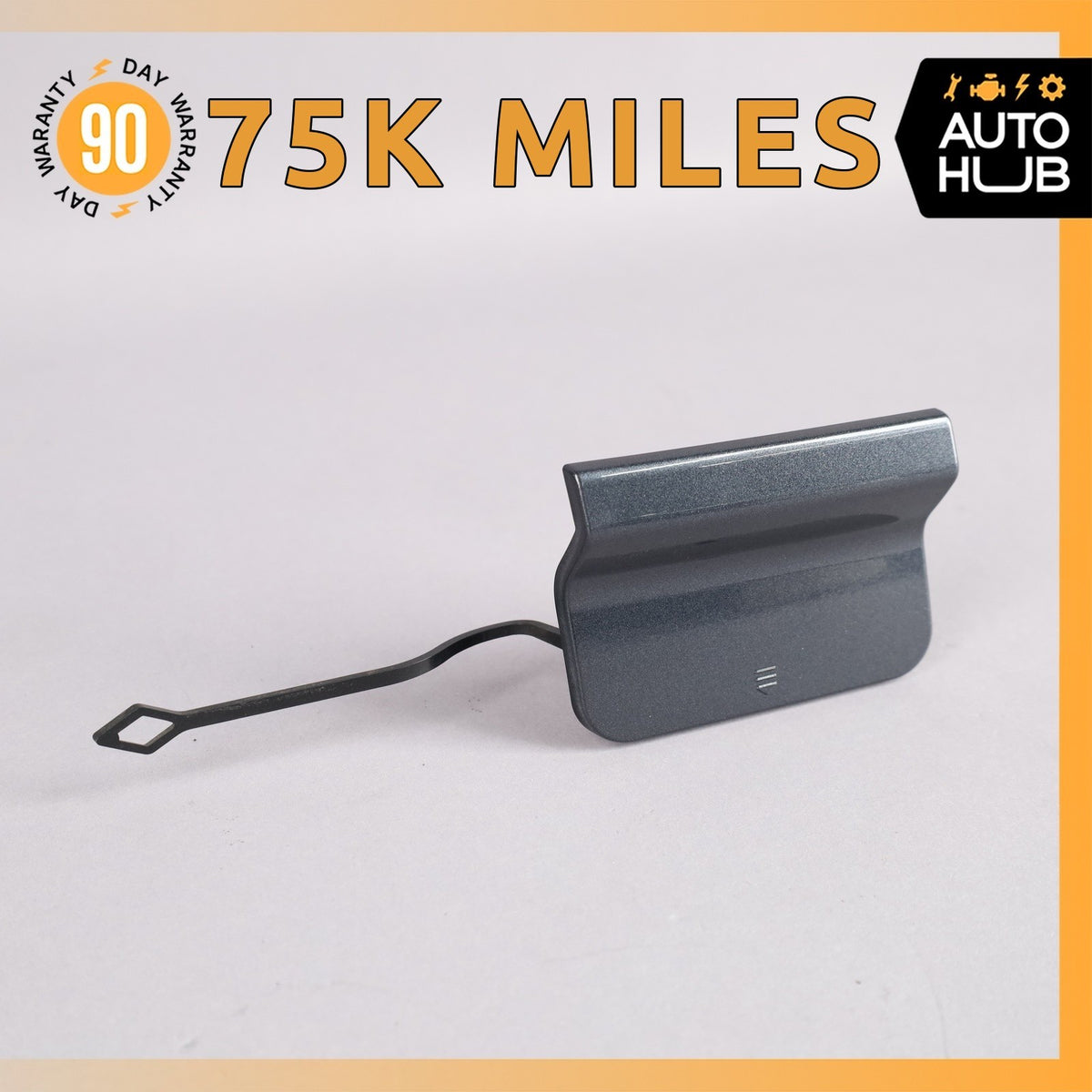 12-14 Mercedes W204 C250 C350 Sport Rear Bumper Tow Hook Hitch Cover Lid OEM - photo 1