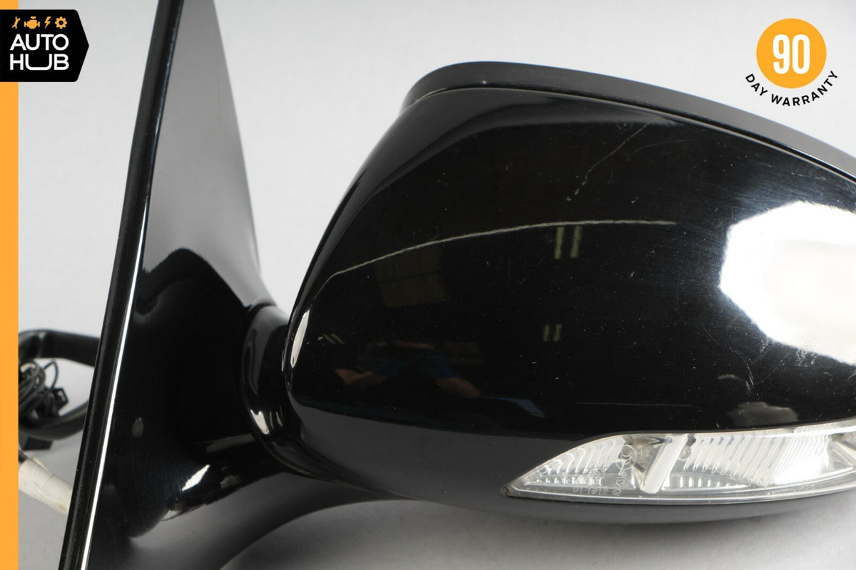 07-09 Mercedes W216 CL63 AMG CL600 Left Side Rear View Door Mirror Black OEM - photo 10