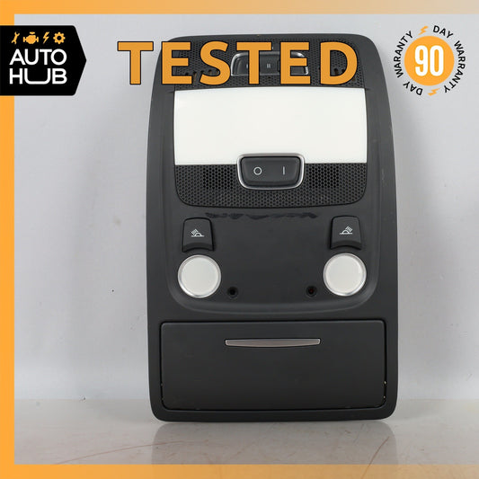 09-12 Audi 8R Q5 Front Roof Console Dome Light Lamp Black OEM - photo 1