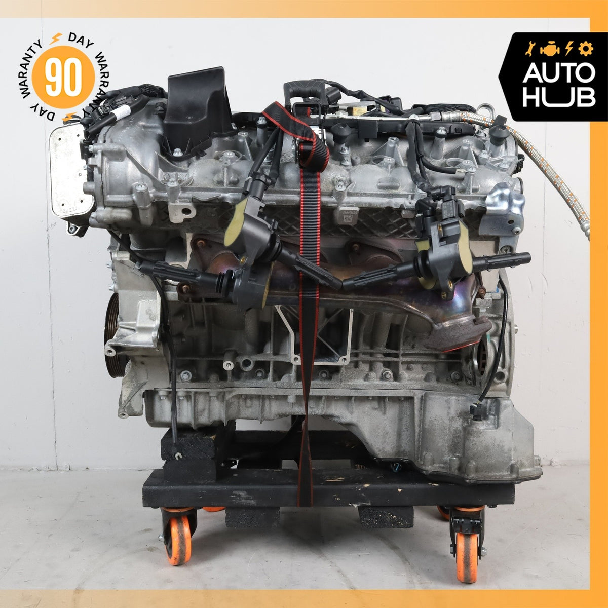 07-12 Mercedes R230 SL550 E550 Engine Motor Assembly 5.5L V8 M273 RWD OEM 90k - photo 9