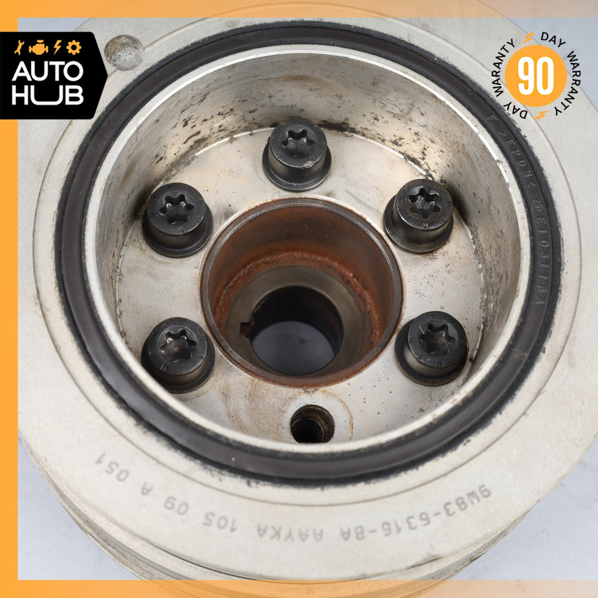 10-23 Jaguar X150 XKR / Range Rover Engine Crankshaft Balancer Pulley OEM 46k - photo 10