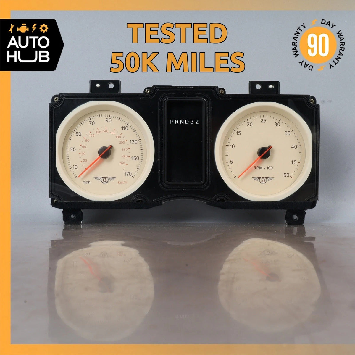 00-02 Bentley Arnage Red Label Instrument Cluster Speedometer PM55517PB OEM - photo 1