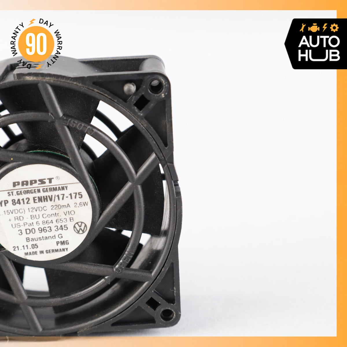 Bentley Continental Flying Spur Front Right or Left Seat Blower Cooler Fan 58k - photo 5