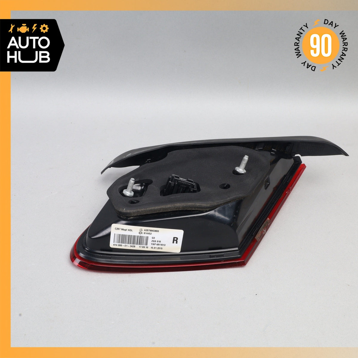 14-17 Mercedes W207 E400 E350 E550 Inner Tail Light Lamp Rear Right Side OEM 58k - photo 9