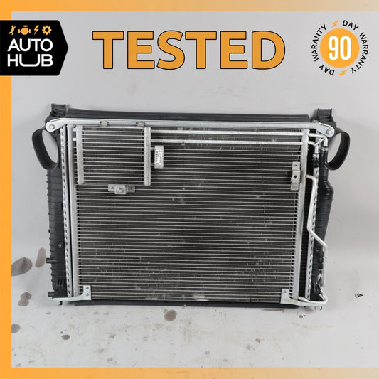 03-06 Mercedes R230 SL500 Cooling Radiator A/C Condensor Oil Cooler OEM - photo 1