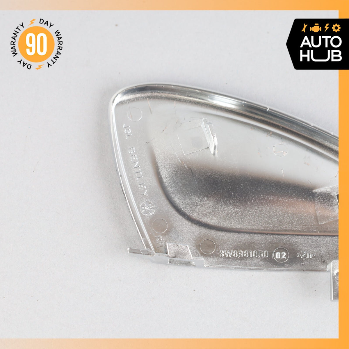 03-10 Bentley Continental GTC GT Front Right Seat Belt Cover Trim OEM 63k - photo 5