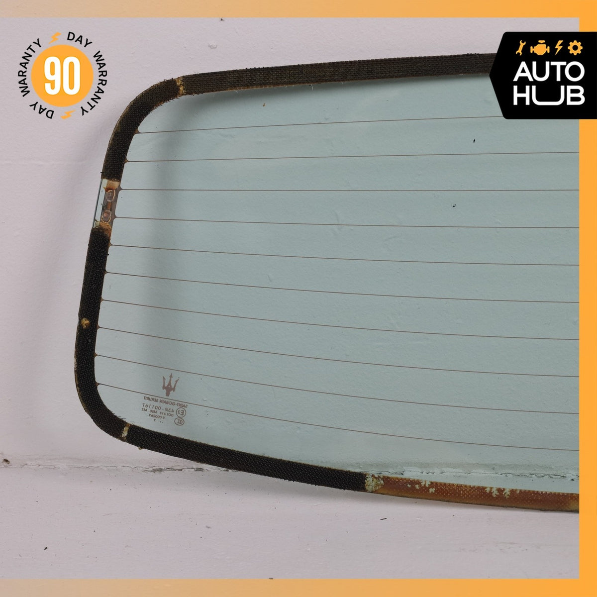 Maserati GranTurismo S GranCabrio M145 Convertible Soft Top Rear Glass OEM - photo 7