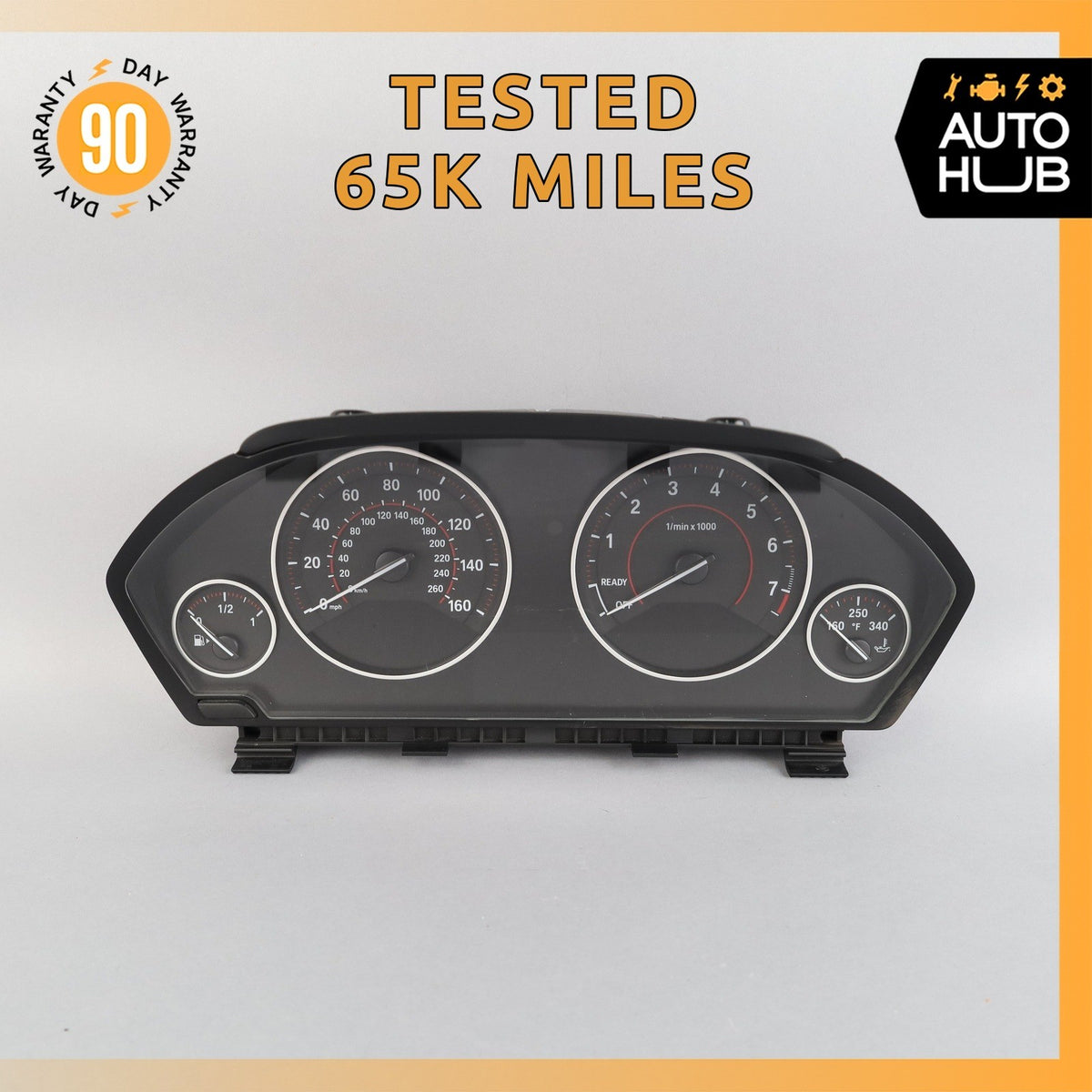 BMW F32 435i 428i Sport Line Instrument Gauge Cluster Speedometer OEM 65k - photo 1