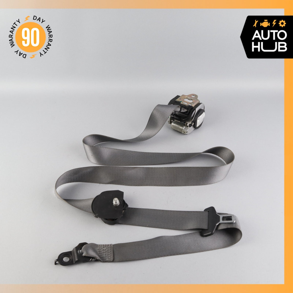 06-09 Mercedes W219 CLS500 E63 AMG Front Left Driver Side Seat Belt Gray OEM - photo 1