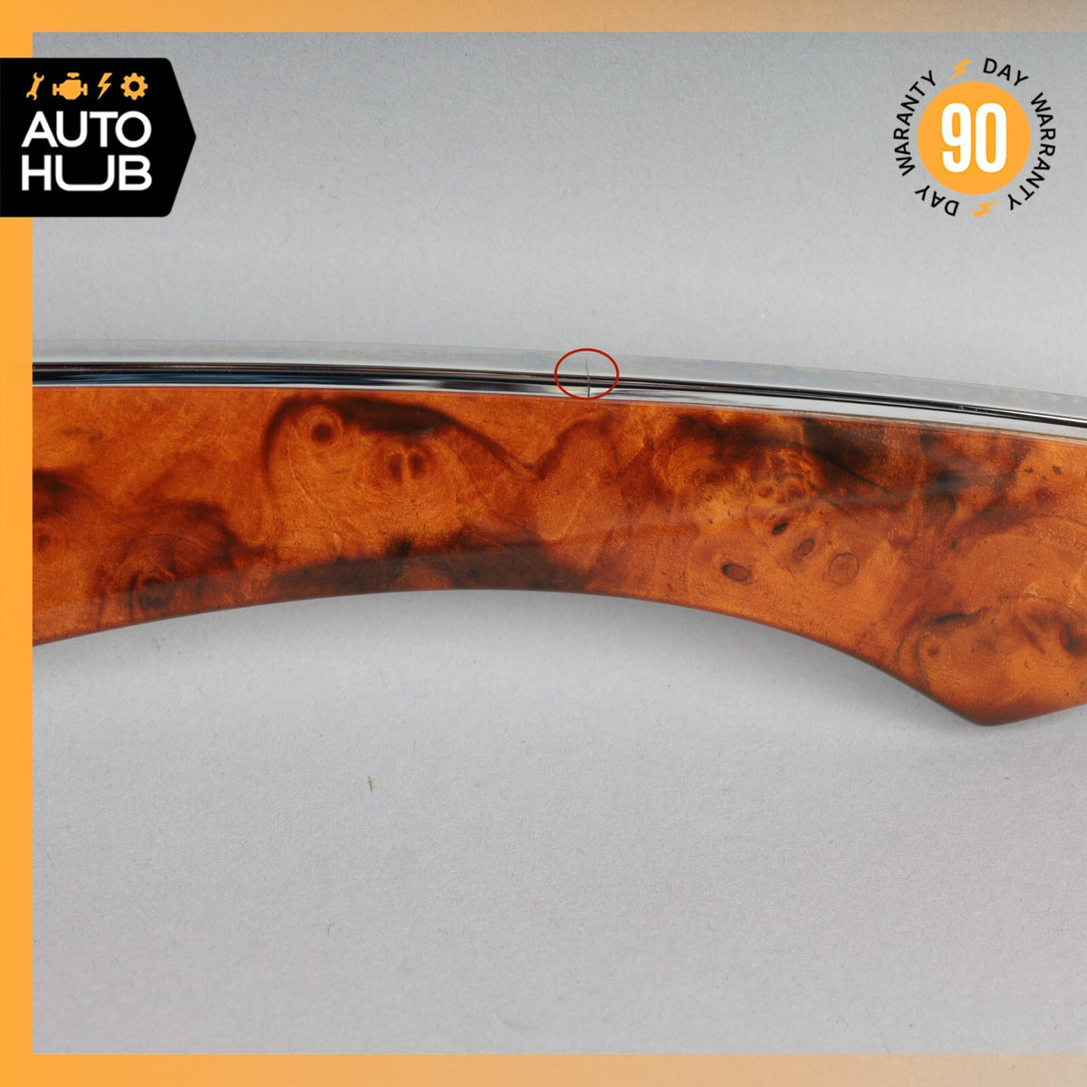 03-09 Mercedes W211 E350 E320 E550 Rear Right Passenger Side Door Trim Wood OEM - photo 4