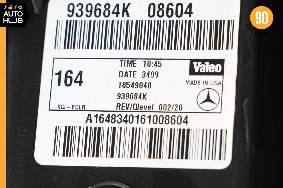 07-12 Mercedes X164 GL550 GL450 Rear AC A/C Blower Motor Assembly 1648340161 OEM - photo 11