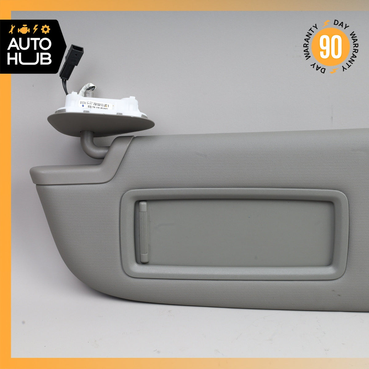 10-16 Porsche Panamera Left Driver Side Sun Visor Sunvisor Gray OEM - photo 4