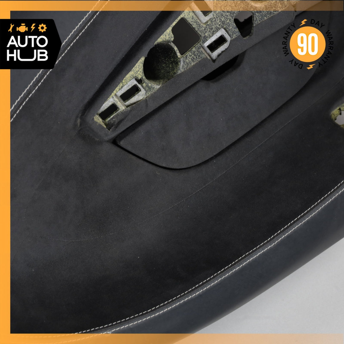 16-21 McLaren 570S Left Side Interior Door Panel Nappa Suede Jet Black OEM - photo 8